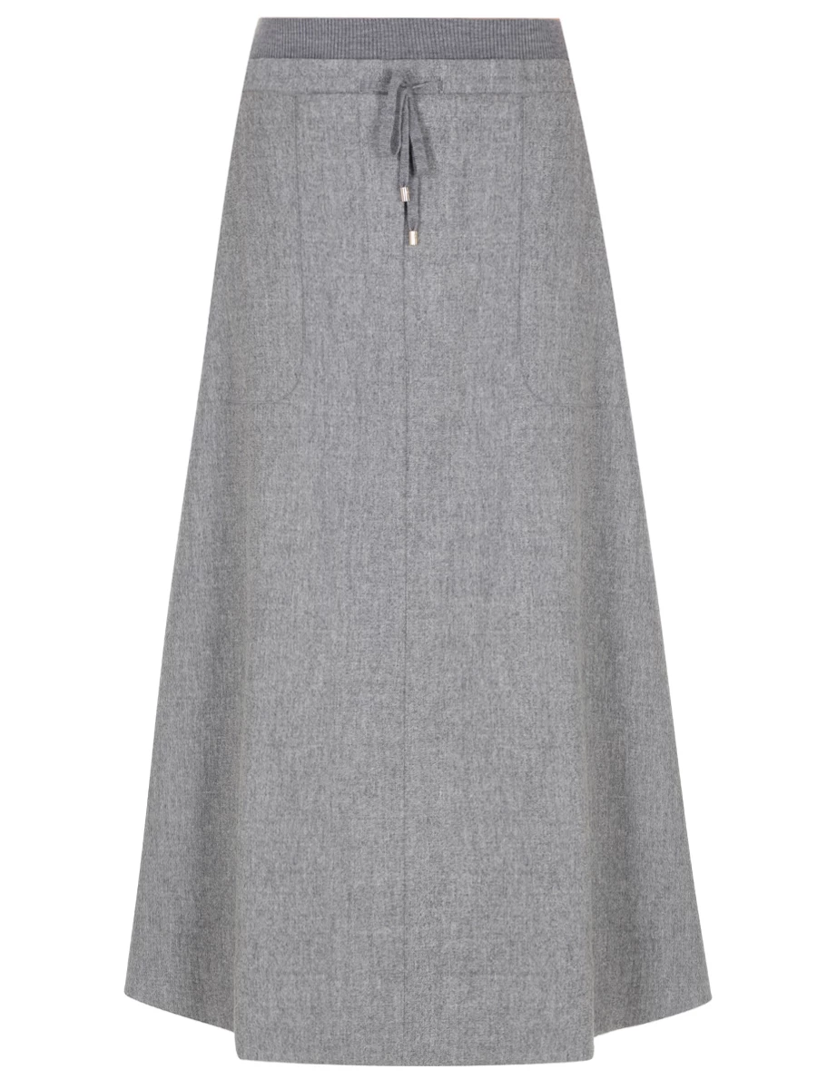 

Юбка шерстяная, Серый, I2448GO44A/4010 940