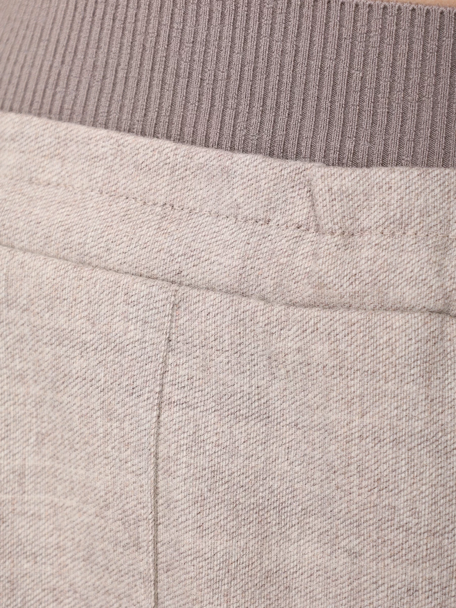 Юбка шерстяная LORENA ANTONIAZZI I2448GO44A/4010 218 Бежевый  Фото 6