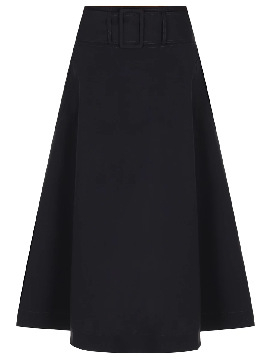 Юбка шерстяная LORENA ANTONIAZZI I2445GO33A/3180 999 Черный 