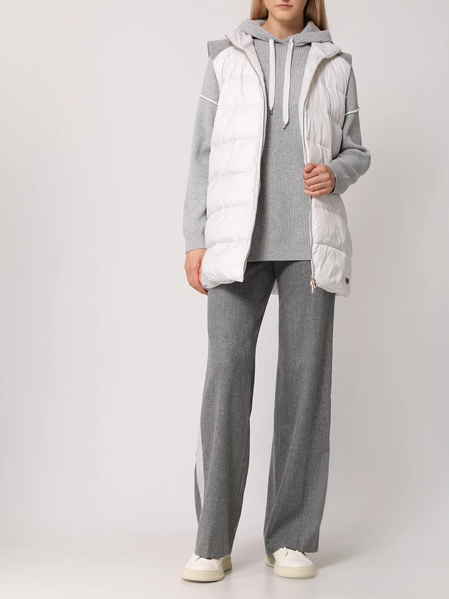 Жилет стеганый LORENA ANTONIAZZI I2433PI20C/2526 1267 Белый  Фото 2