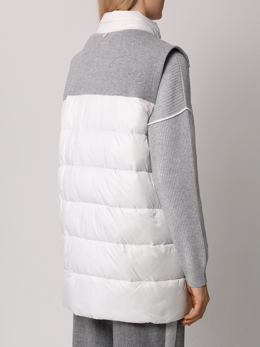 Жилет стеганый LORENA ANTONIAZZI I2433PI20C/2526 1267 Белый  Фото 3