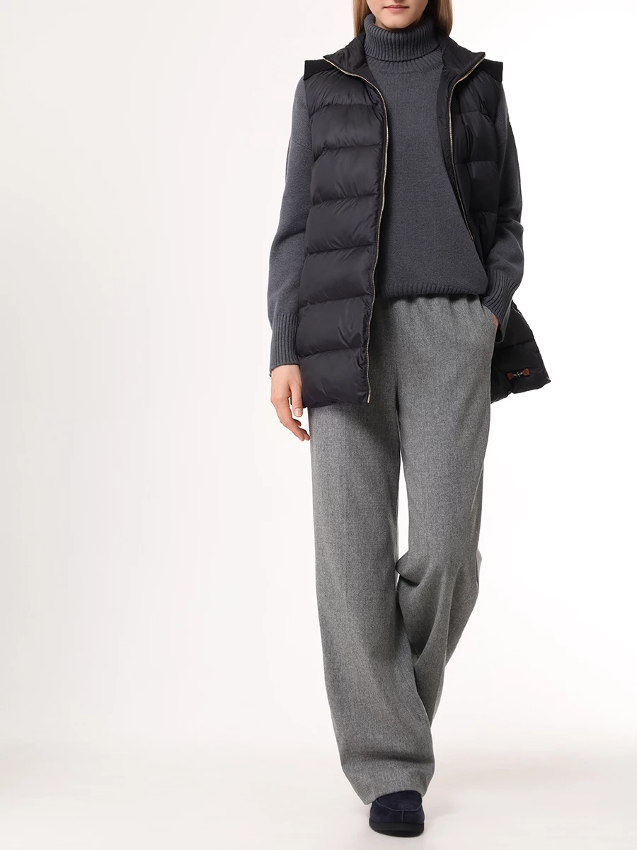 Жилет стеганый LORENA ANTONIAZZI I2433PI20C/2526 1264 Черный  Фото 2