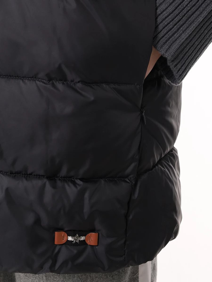 Жилет стеганый LORENA ANTONIAZZI I2433PI20C/2526 1264 Черный  Фото 5