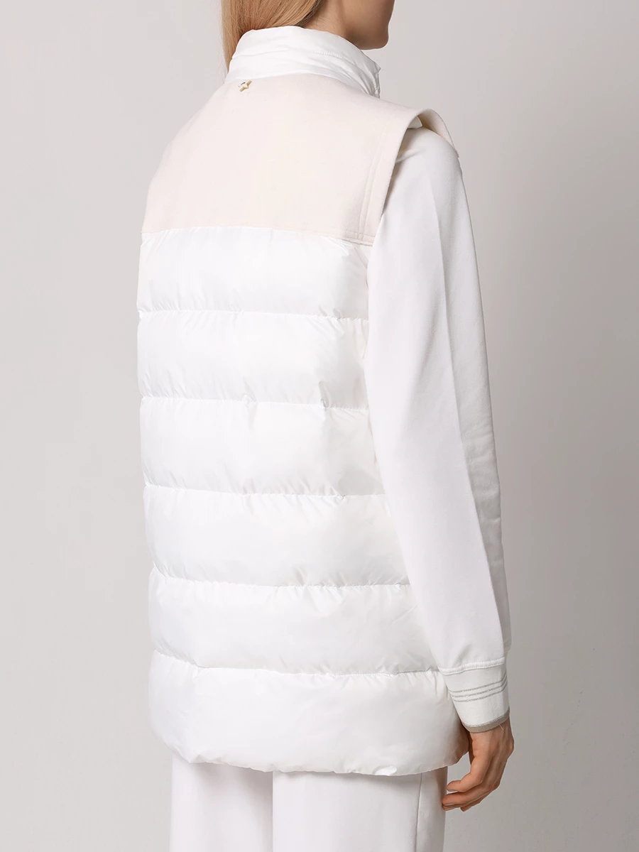 Жилет стеганый LORENA ANTONIAZZI I2433PI20C/2526 1262 Белый  Фото 3