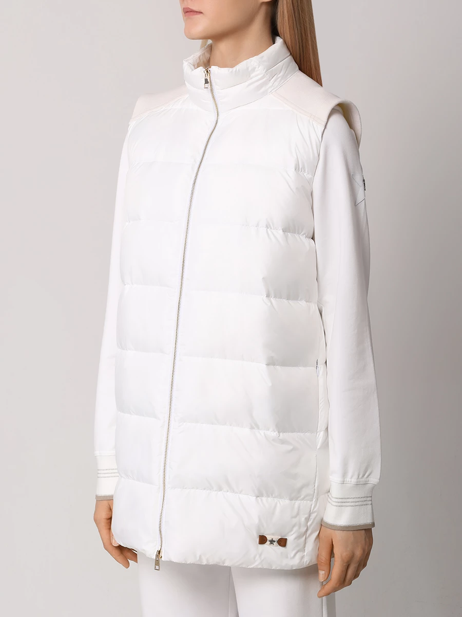 Жилет стеганый LORENA ANTONIAZZI I2433PI20C/2526 1262 Белый  Фото 4