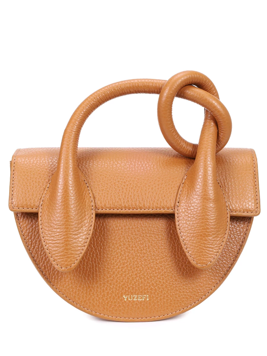 Сумка кожаная Pretzel YUZEFI YUZCO-HB-PRZ-L040 Рыжий 