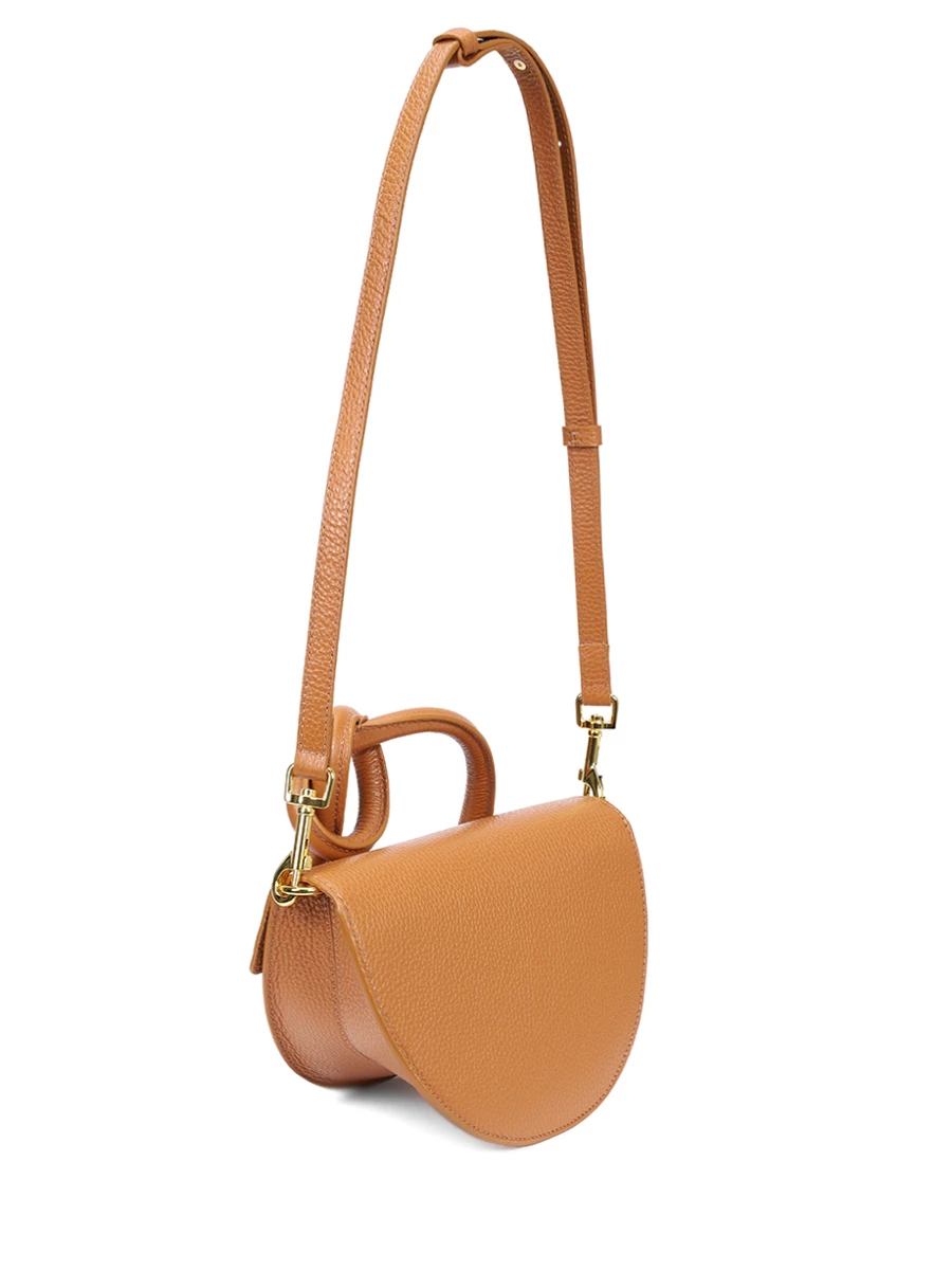 Сумка кожаная Pretzel YUZEFI YUZCO-HB-PRZ-L040 Рыжий  Фото 3