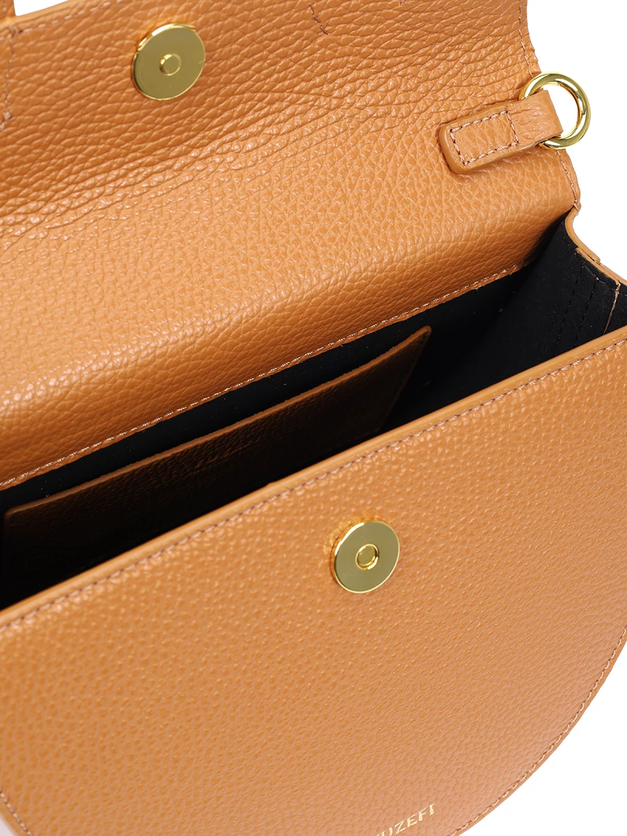 Сумка кожаная Pretzel YUZEFI YUZCO-HB-PRZ-L040 Рыжий  Фото 4