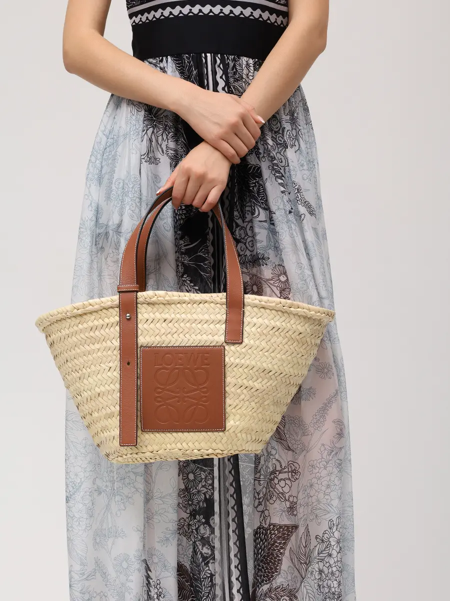 Сумка соломенная LOEWE 327.02.S92 2435 Бежевый  Фото 2