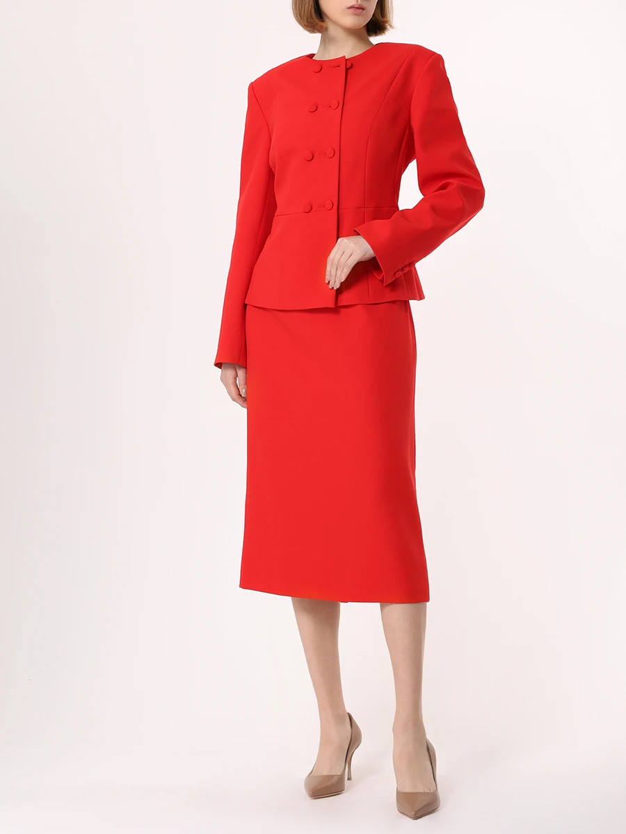 Жакет хлопковый ROSEVILLE AW254265M/RED Красный  Фото 2