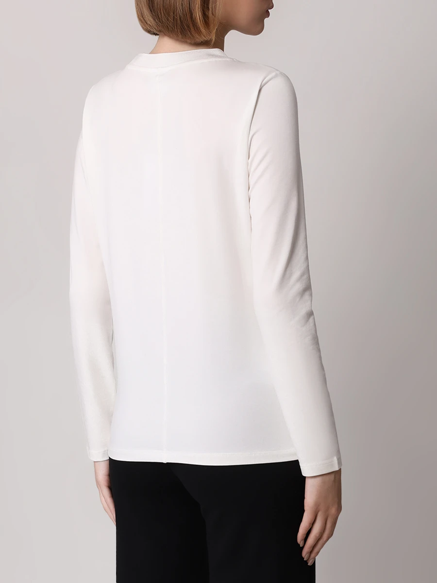 

Лонгслив из модала и хлопка Alexi, Белый, 56345105 ALEXI-1/753