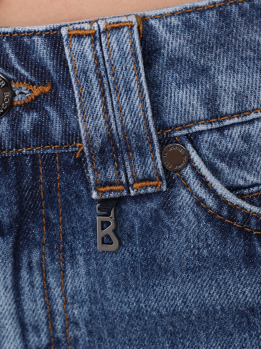 Джинсы хлопковые Dyna BOGNER 16098773/416 DYNA Голубой  Фото 5