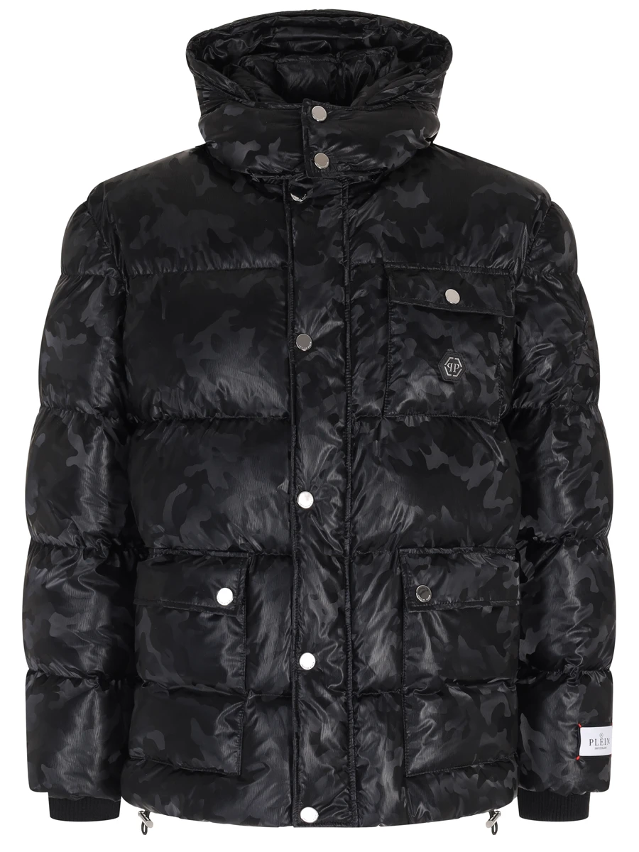 Пуховик стеганый PHILIPP PLEIN MRB2514/02 Черный 