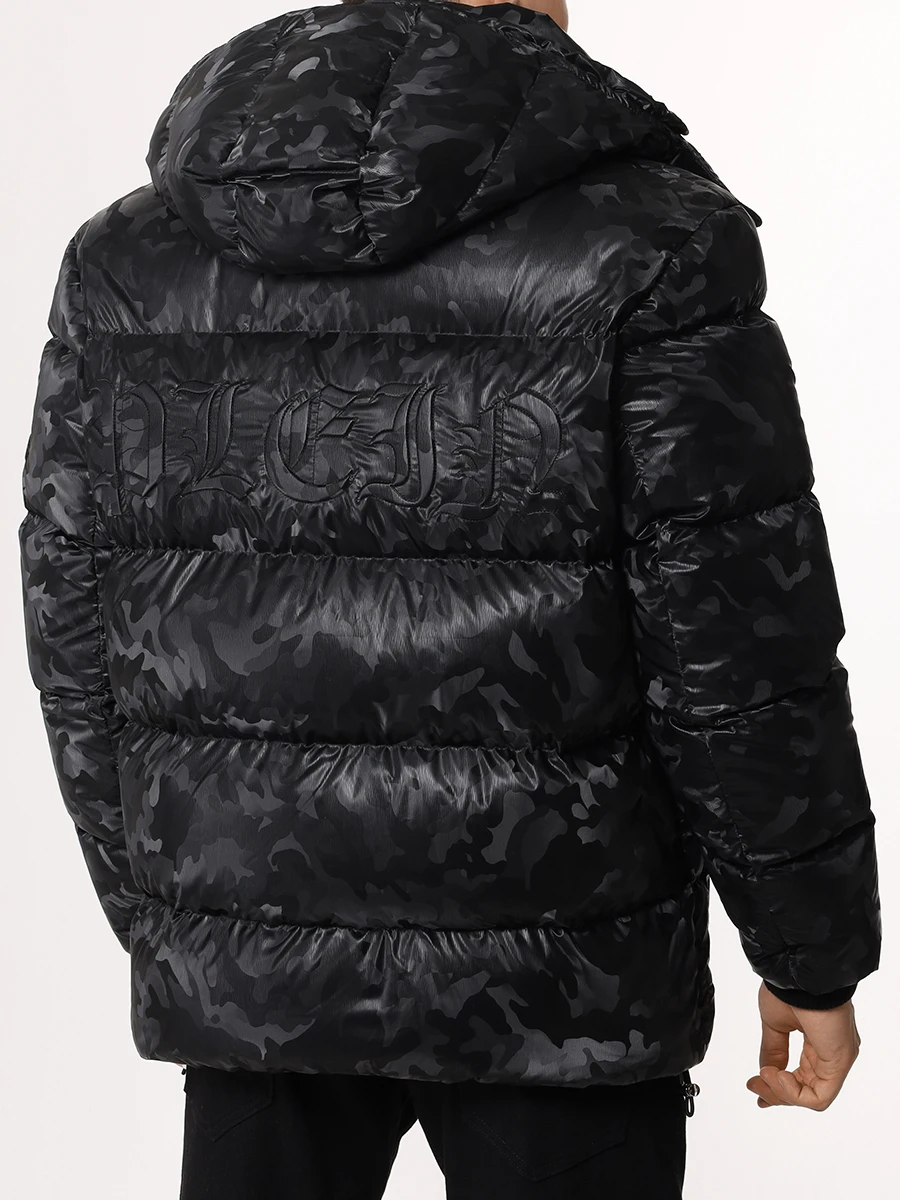 Пуховик стеганый PHILIPP PLEIN MRB2514/02 Черный  Фото 3