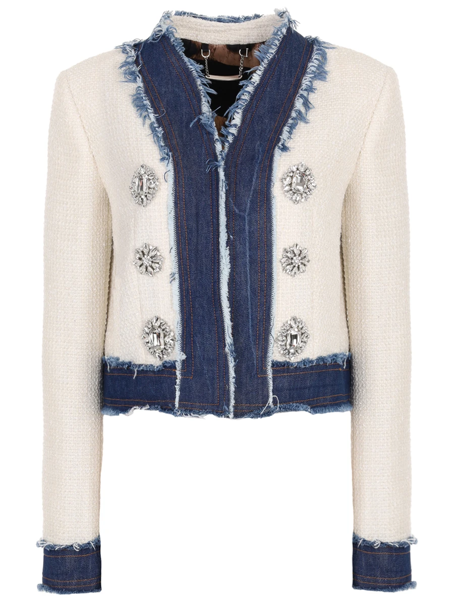 Жакет с денимом PHILIPP PLEIN WRB1362/01 Синий 