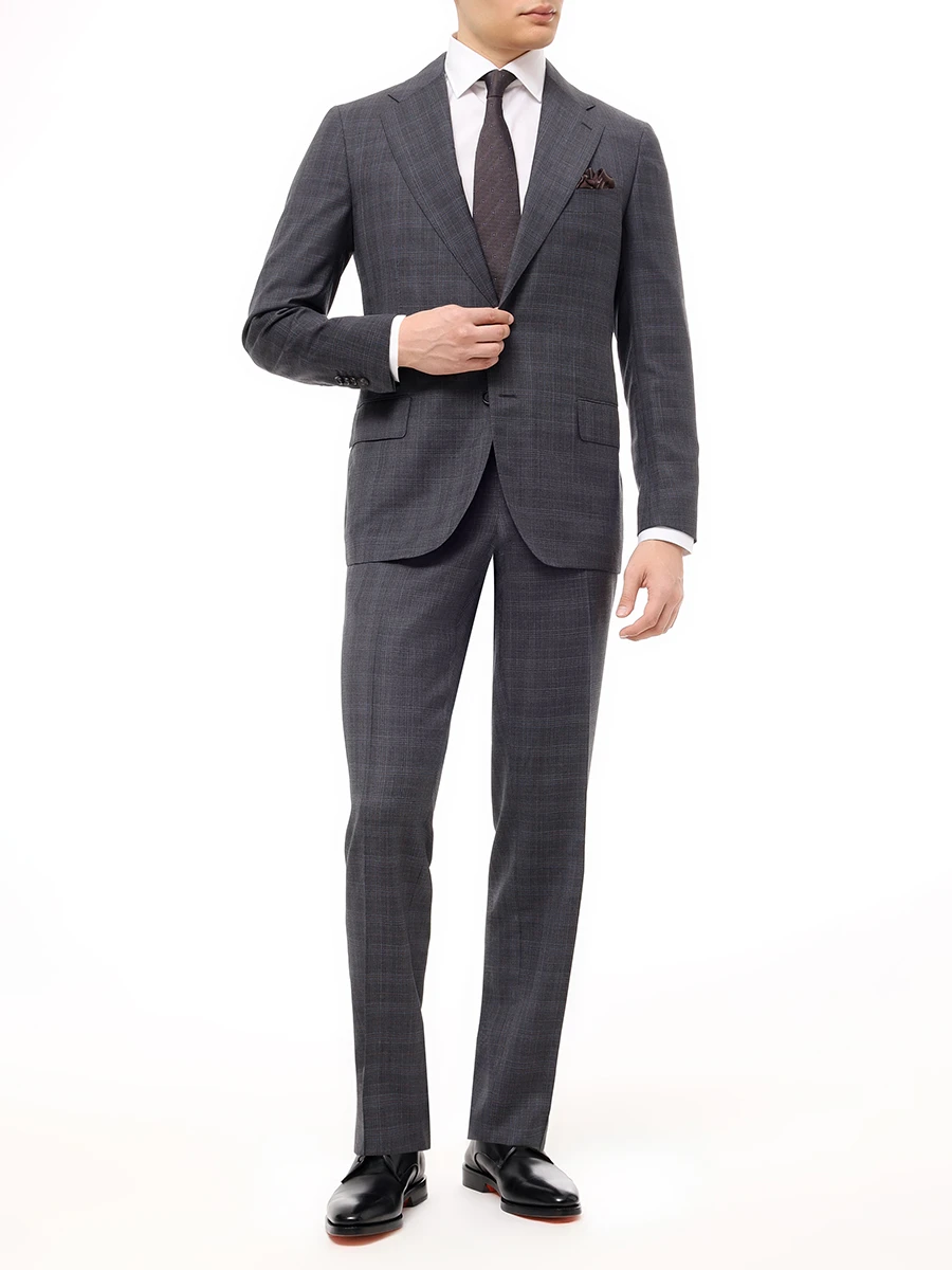 Костюм шерстяной STILE LATINO AUFAUSTO20PAB2 AW12437 G24 Серый  Фото 2