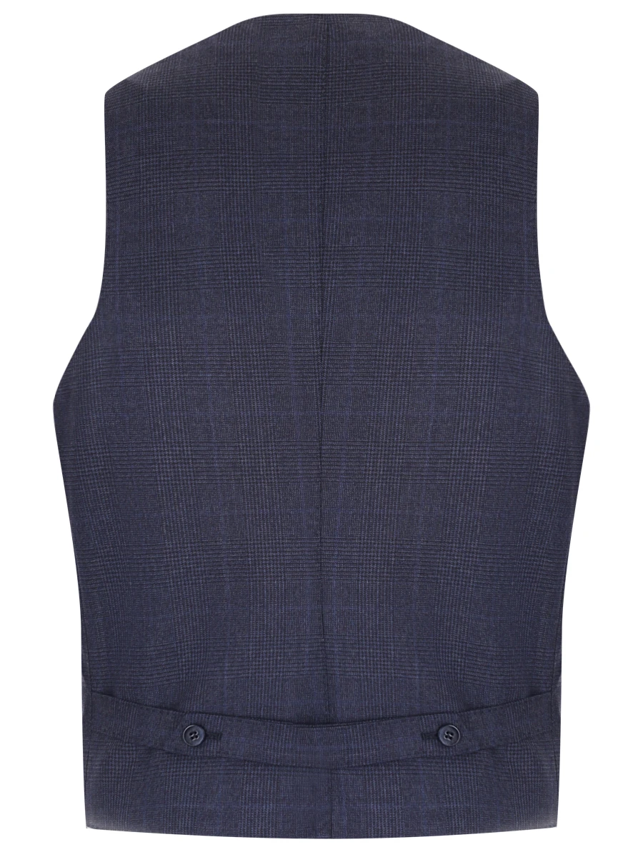 Костюм-тройка шерстяной STILE LATINO AUFAUSTO20PAB2GIOVE AW12437 Синий  Фото 7