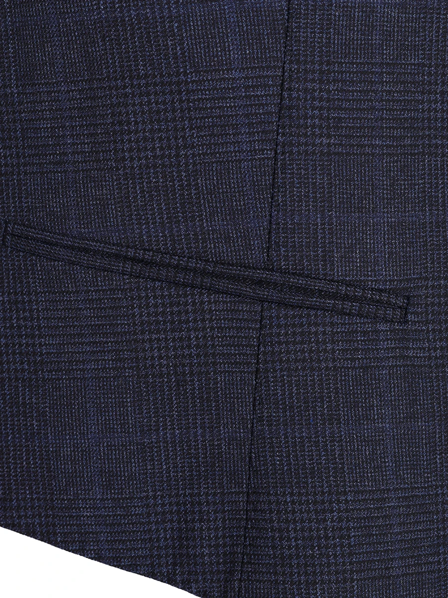 Костюм-тройка шерстяной STILE LATINO AUFAUSTO20PAB2GIOVE AW12437 Синий  Фото 8