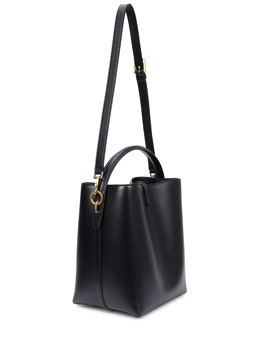 Сумка кожаная Le 37 SAINT LAURENT 742828 2R20W 1000 Черный  Фото 4