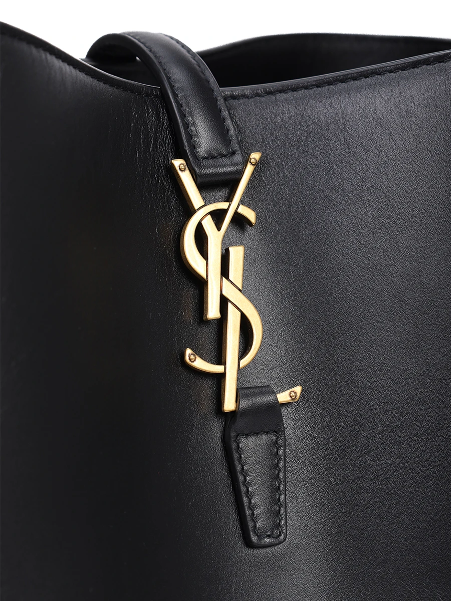 Сумка кожаная Le 37 SAINT LAURENT 742828 2R20W 1000 Черный  Фото 6