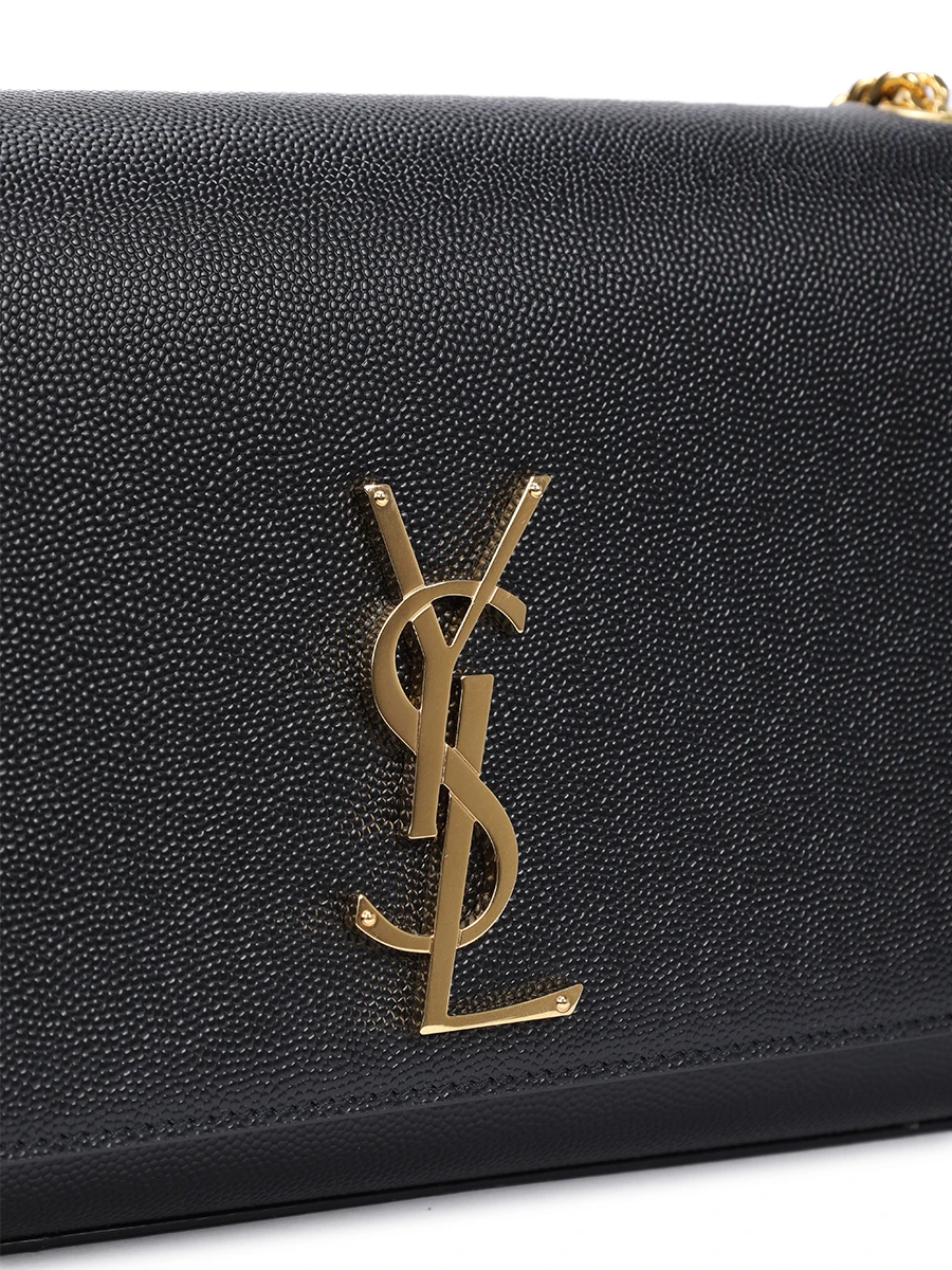 Сумка кожаная Kate SAINT LAURENT 364021 BOW0J 1000 Черный  Фото 5