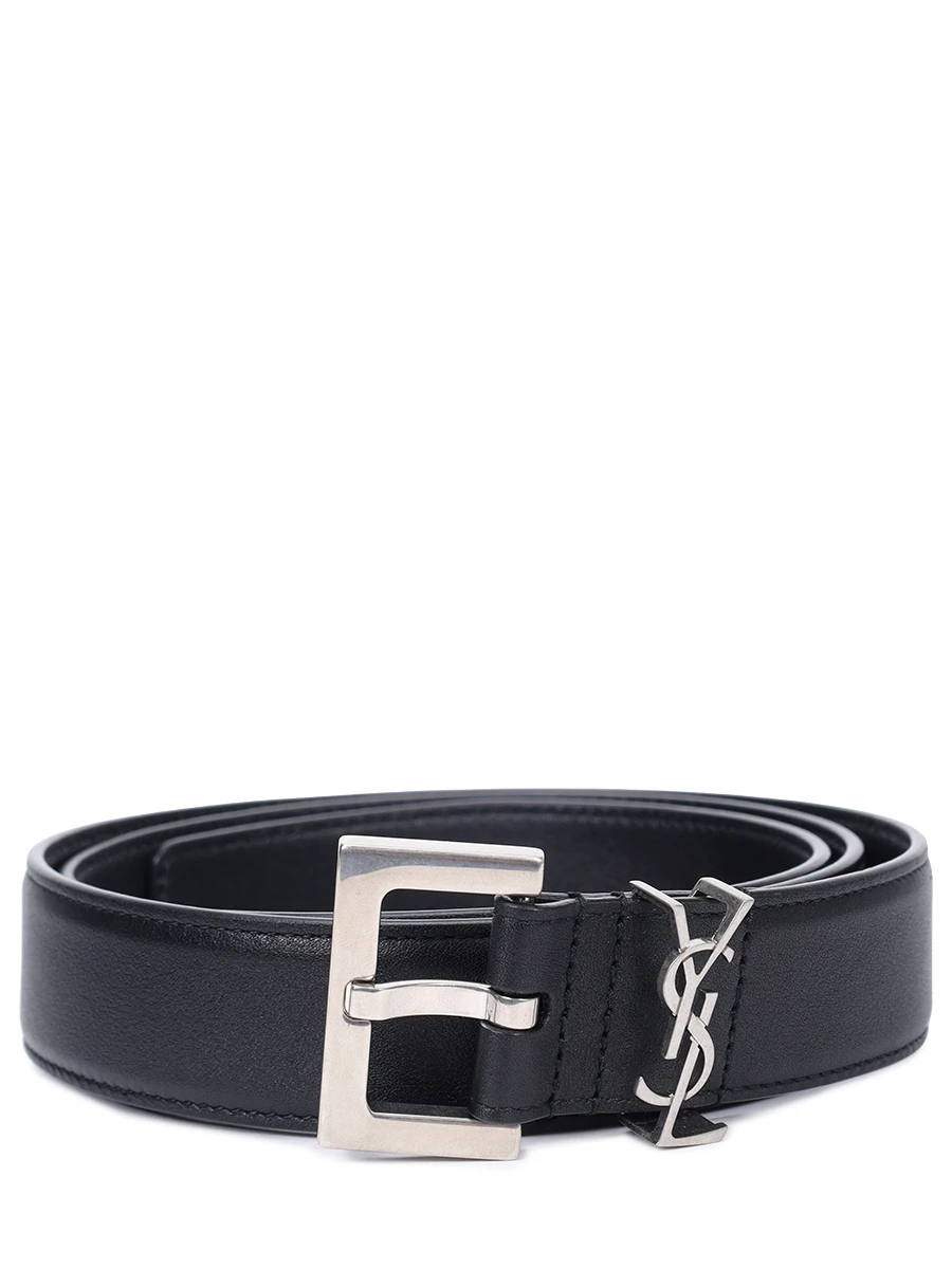Ремень кожаный Saint Laurent