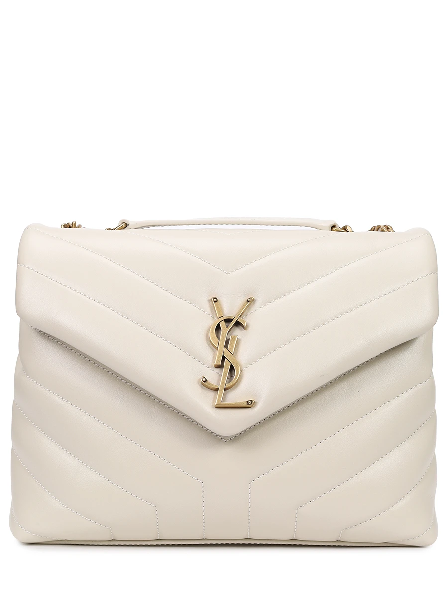

Сумка кожаная Monogram Loulou, Кремовый, 494699 DV727 9207