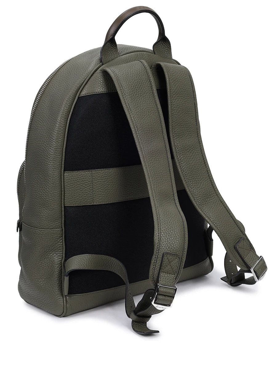 Рюкзак кожаный SANTONI UIBBA2364EN-A2IBV50 Зеленый  Фото 3