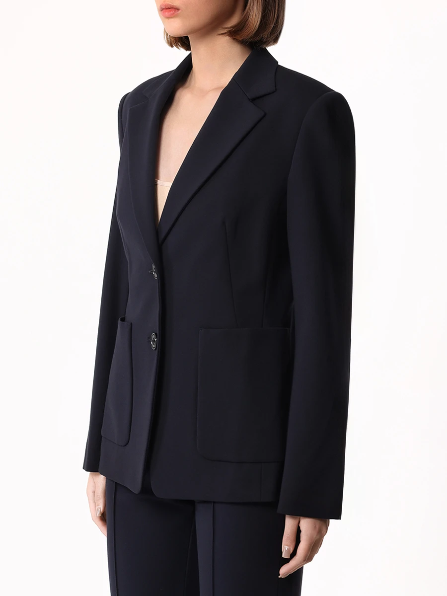 Жакет из вискозы DOROTHEE SCHUMACHER 888/048042/899 Синий  Фото 4