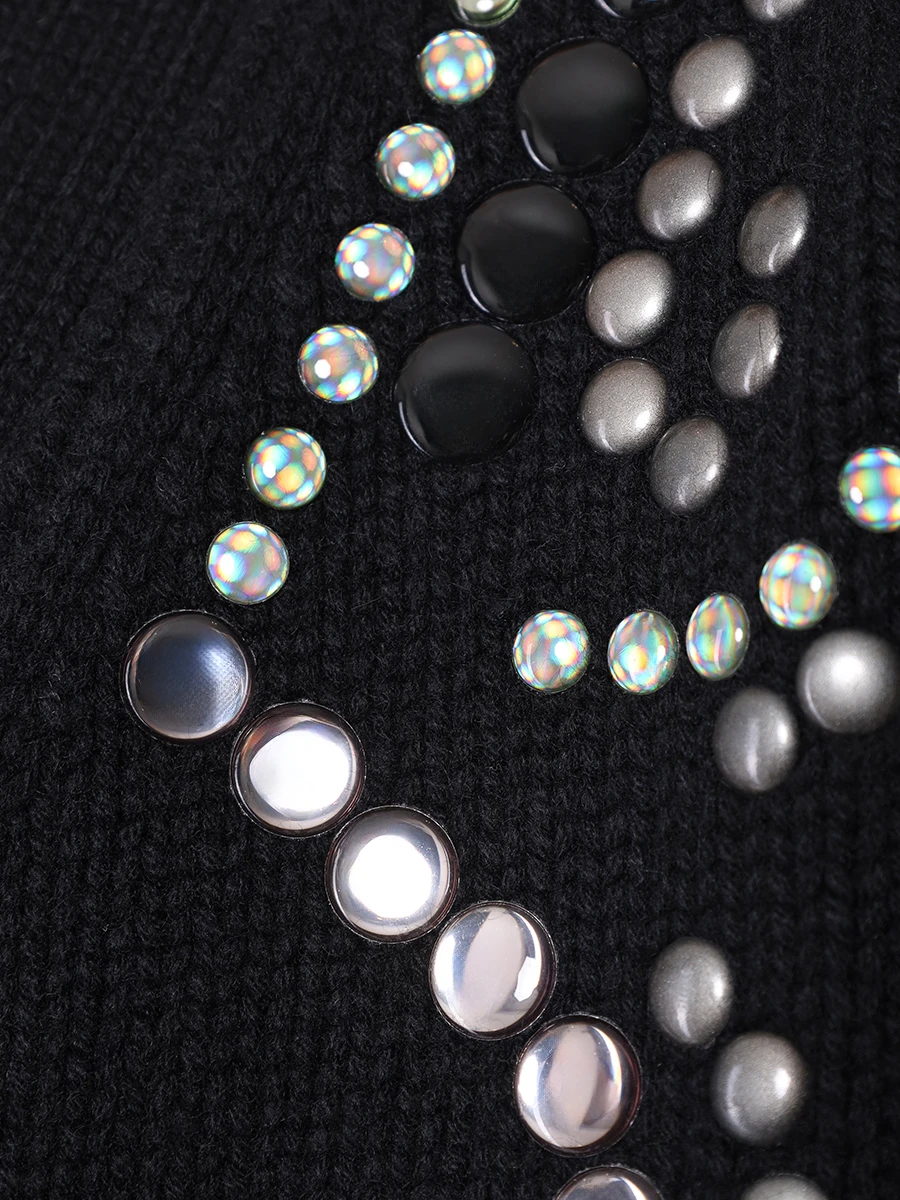 

Кардиган из шерсти и кашемира, Черный, 243/711001/999