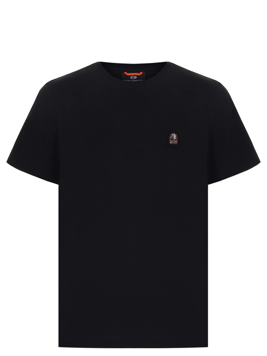 Футболка хлопковая PARAJUMPERS 24WMPMTSEY29 PATCH TEE/541 Черный 