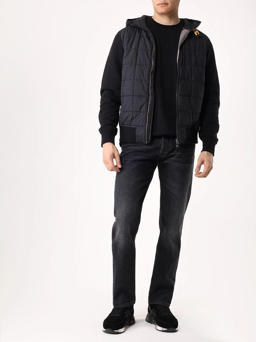 Футболка хлопковая PARAJUMPERS 24WMPMTSEY27 SHISPARE TEE/541 Черный  Фото 2
