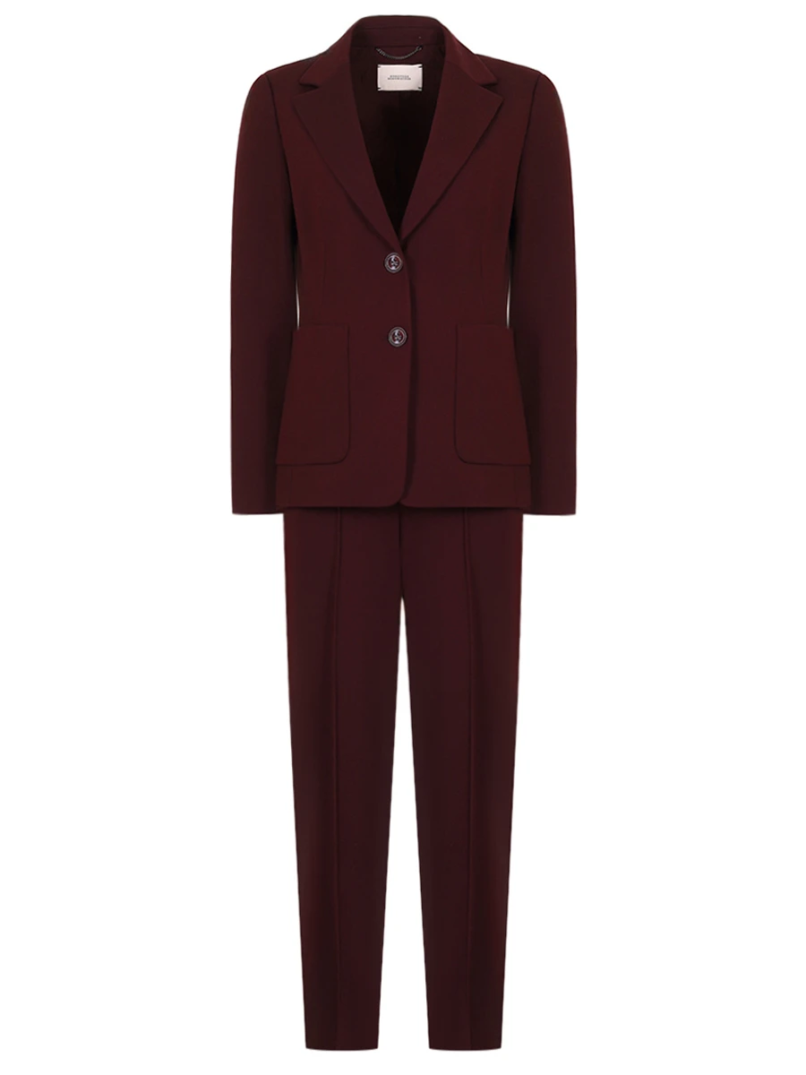Костюм однотонный DOROTHEE SCHUMACHER 243/748022/489/243/748023/489 Бордовый 