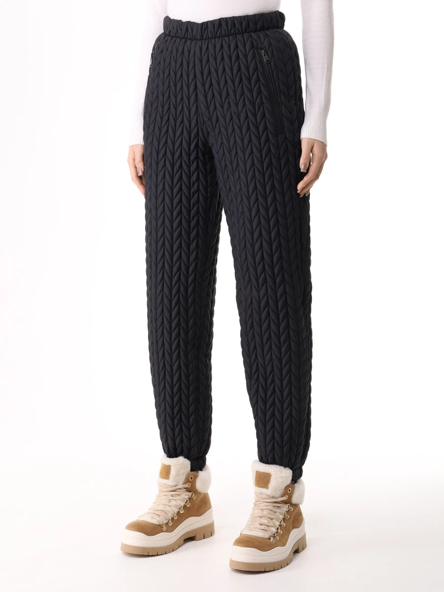 Брюки стеганые NAUMI 1870SW-1023-A101 Черный  Фото 4