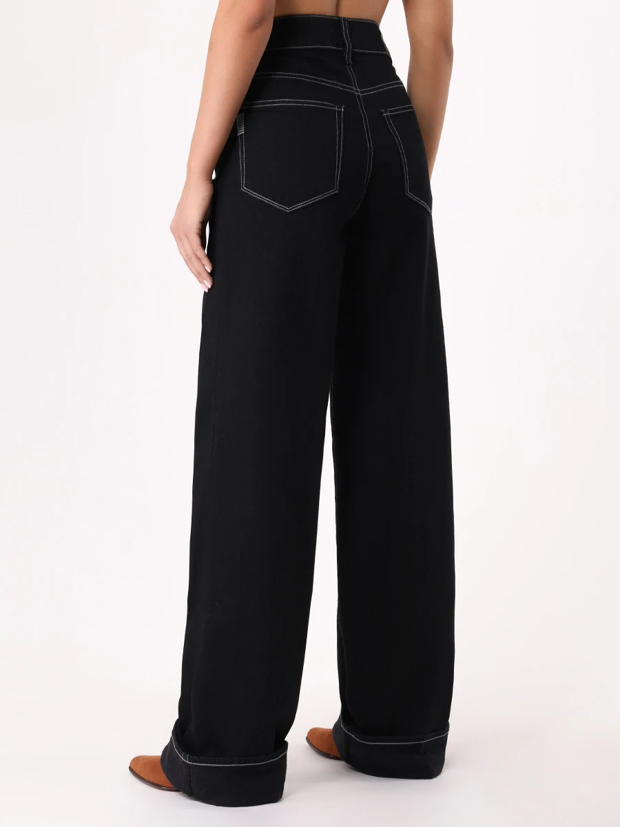 

Джинсы хлопковые, Черный, 6390B80-B861