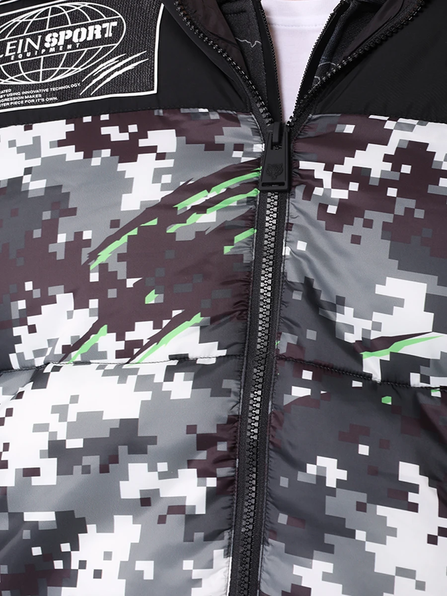 Куртка стеганая PLEIN SPORT MRB2555/02 Черный  Фото 5