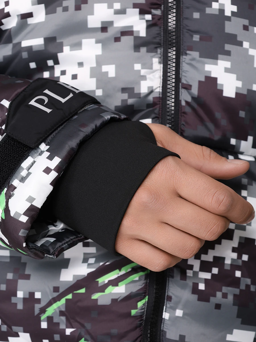 Куртка стеганая PLEIN SPORT MRB2555/02 Черный  Фото 6