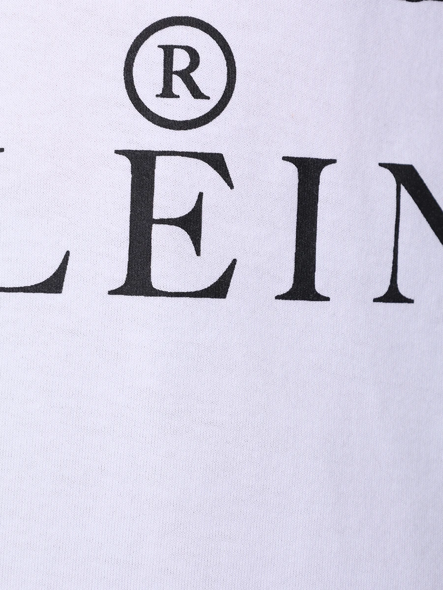 Футболка хлопковая PHILIPP PLEIN MTK7801/01 Белый  Фото 6