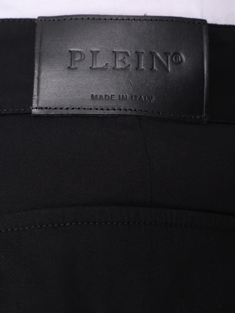 Брюки-карго хлопковые PHILIPP PLEIN MRT1414/02 Черный  Фото 6