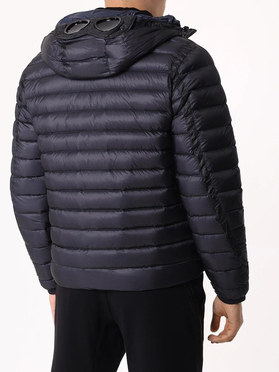 Пуховик стеганый CP COMPANY 17CMOW073A00/888 Синий  Фото 3