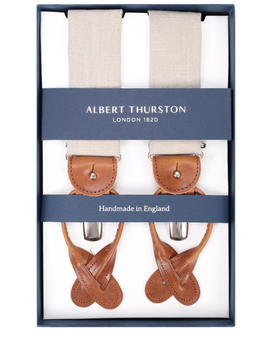 Подтяжки комбинированные ALBERT THURSTON 20 2in1 2609/8 Бежевый  Фото 4