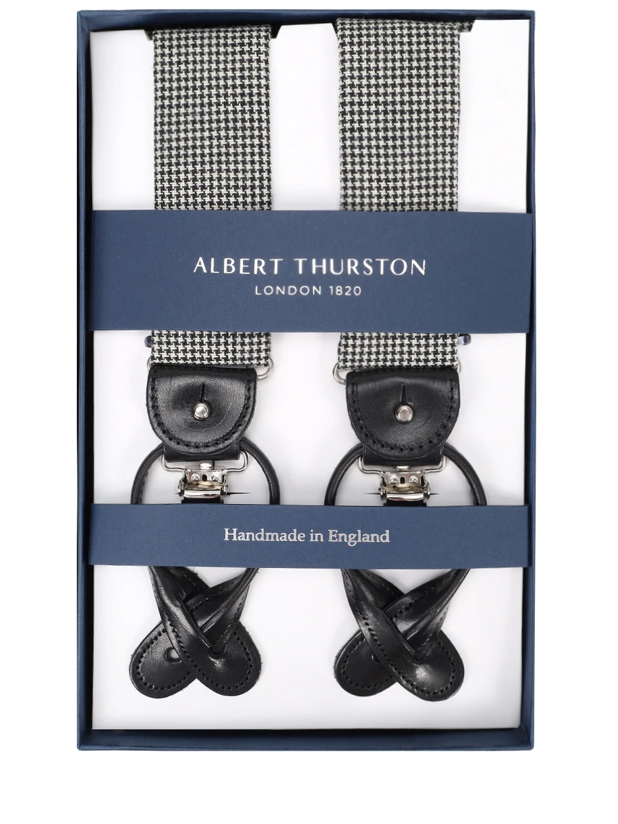 Подтяжки комбинированные ALBERT THURSTON Fresco III/9 Черный  Фото 4