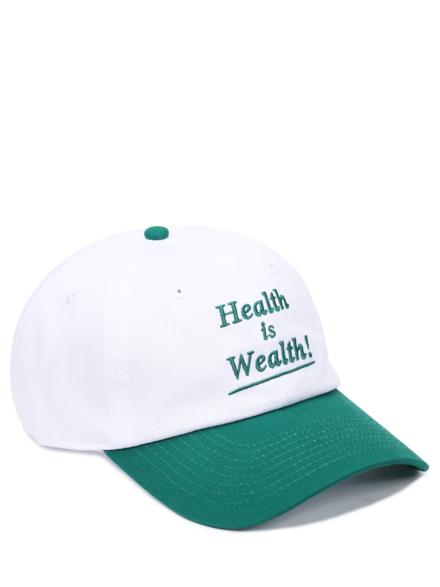 Бейсболка хлопковая SPORTY & RICH AC040516006WH01/48 Белый 