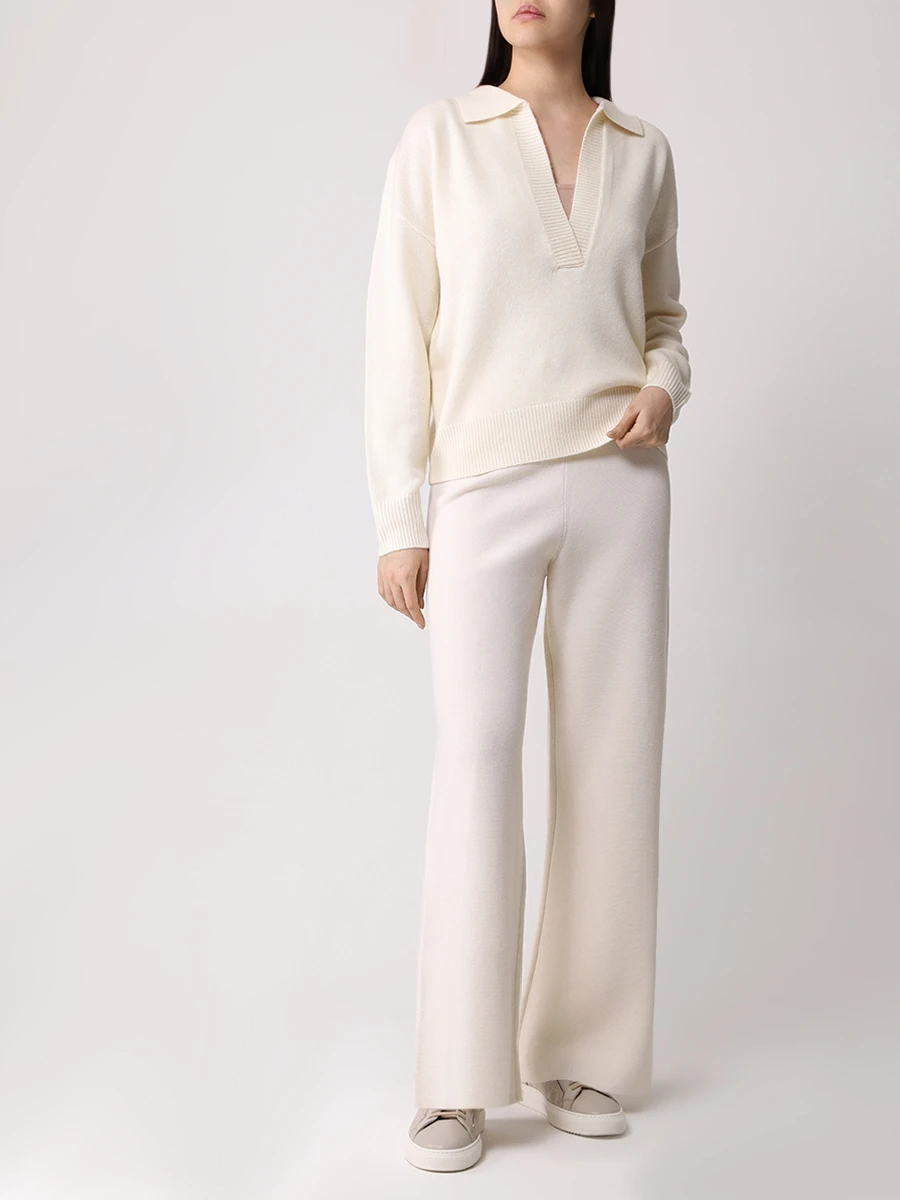 

Джемпер шерстяной, Белый, GNW24_C212 Молочный