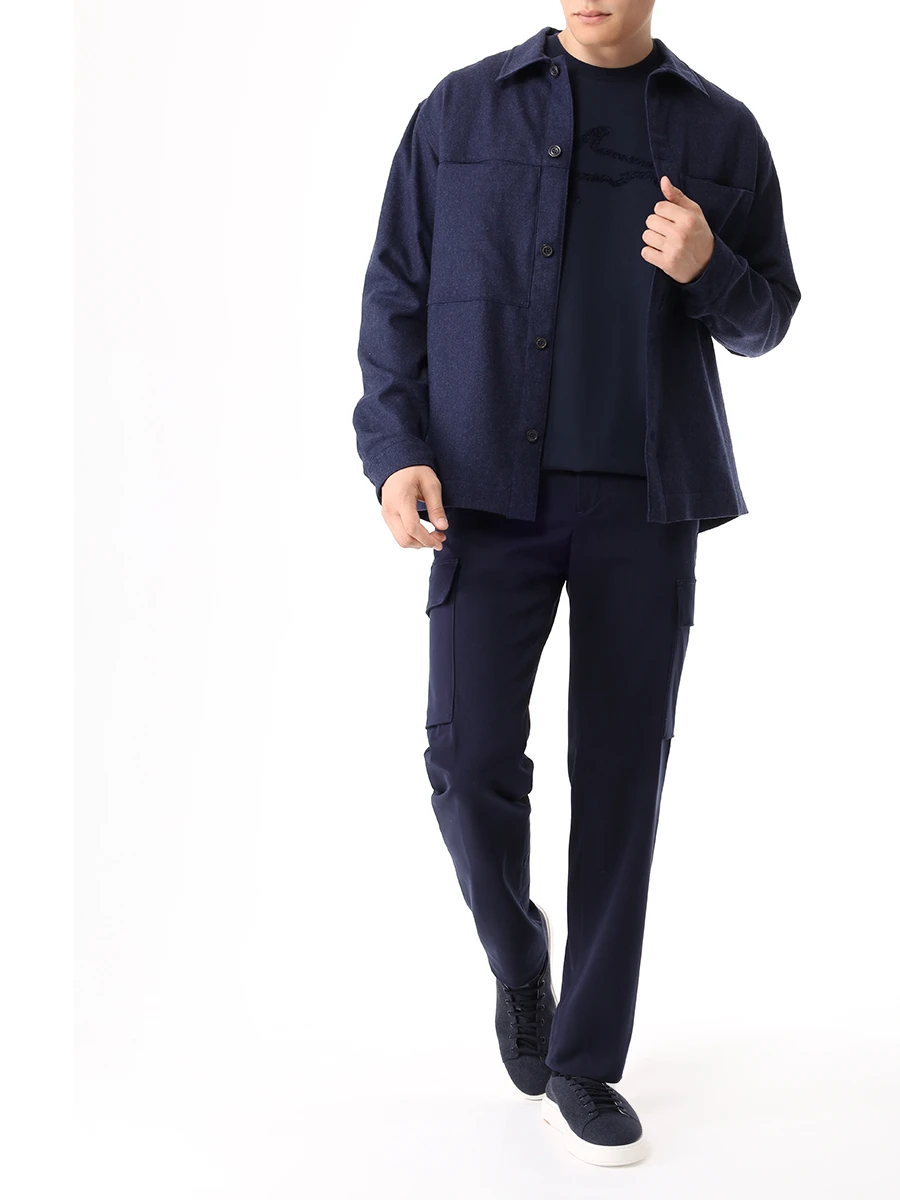 

Футболка хлопковая, Синий, 14311608/050