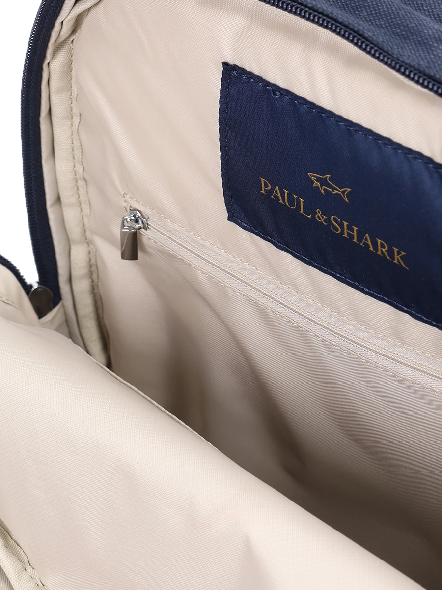 Рюкзак хлопковый PAUL & SHARK 14318103/050 Синий  Фото 4