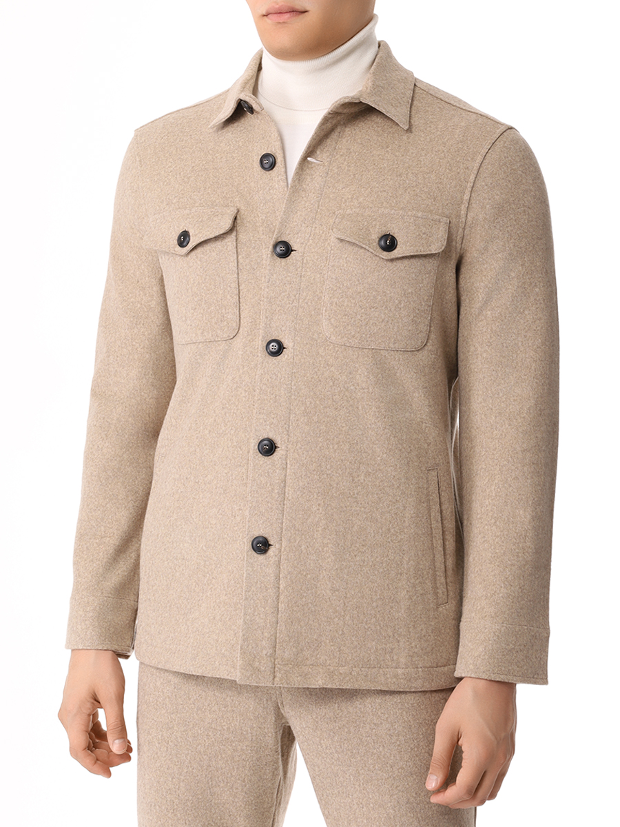 Костюм хлопковый CAPOBIANCO 17M304.FS00/17M703.FS00 BEIGE Бежевый  Фото 4