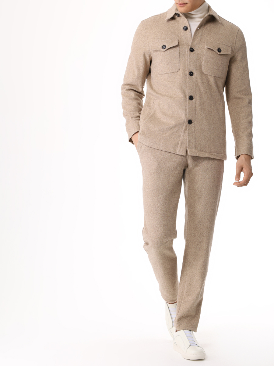 Костюм хлопковый CAPOBIANCO 17M304.FS00/17M703.FS00 BEIGE Бежевый  Фото 2