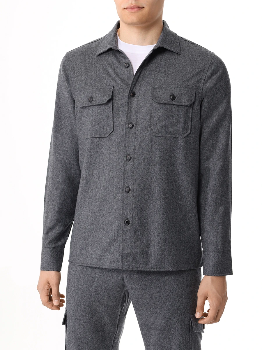 Костюм шерстяной CAPOBIANCO 17M501.FL00/17M806.FL00 GREY Серый  Фото 4