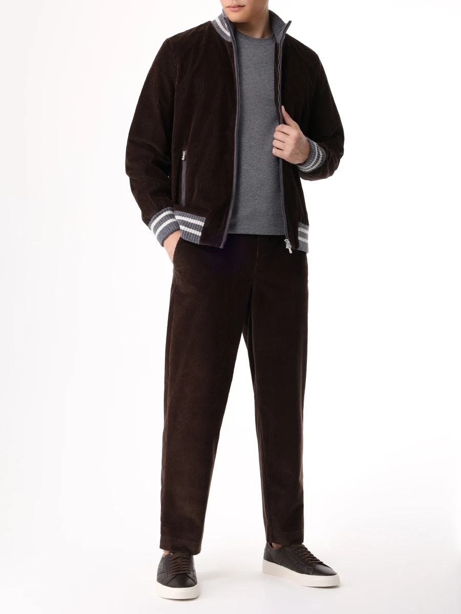 Костюм вельветовый GRAN  SASSO 78144/76117/52210/190 Темно Коричневый  Фото 2